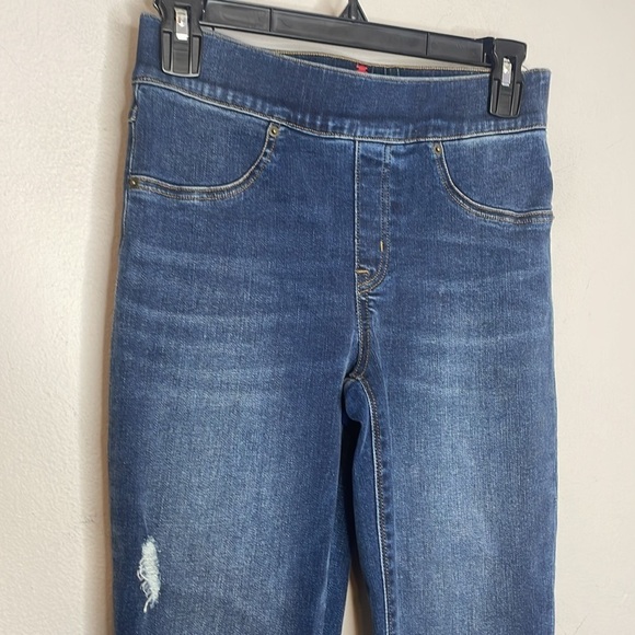 SPANX | Distressed Raw Hem Jeans Size Small - Picture 3 of 9